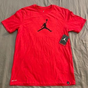 Red Jordan shirt